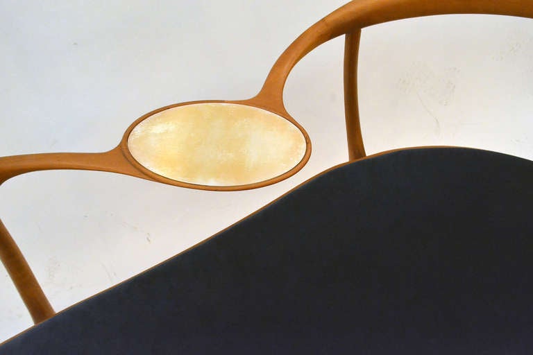 20th Century Sculptural Settee Manufactured by Ceccotti Collezioni, Italy