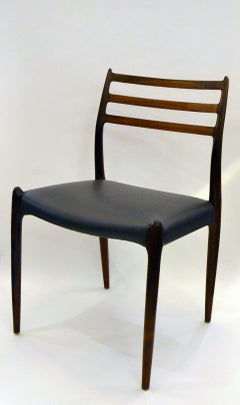 Magnificent Set of Six Rosewood Dining Chairs