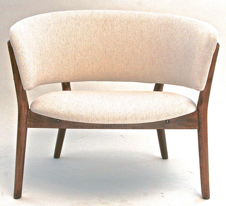 Mid-Century Modern Pair of Nanna & Jorgen Ditzel Lounge Chairs