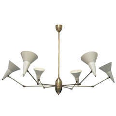 Incredible Italian Six Arm Chandelier