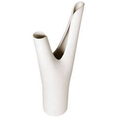 Gustavsberg White Porcelain Vase, Sweden, 1970s 11