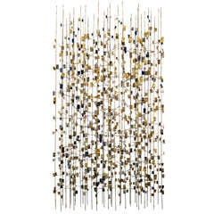 Early and Rare Wall Sculpture by Harry Bertoia