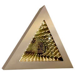 Triangular Infinity Art Mirror