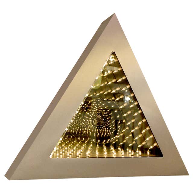 Triangular Infinity Art Mirror at 1stDibs