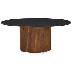 Massive Pedestal Dining Table by Phil Powell