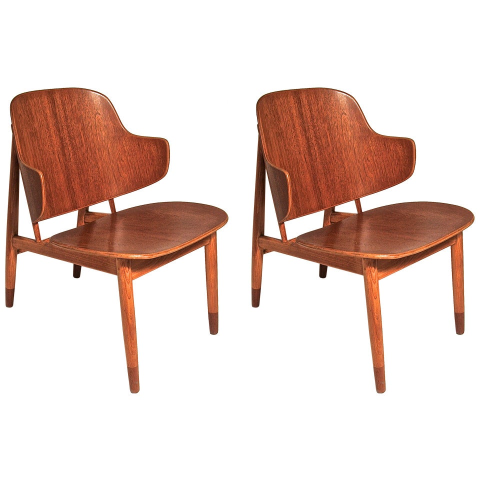 Pair of Kofod-Larsen Lounge Chairs