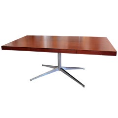 Rosewood Modern Partners Desk by Florence Knoll
