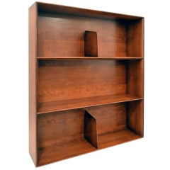 Modernist Sculpted Wall Bookcase by Gio Ponti 