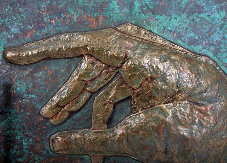 Fin du 20e siècle Portes allégoriques en bronze de Roy Butler:: années 1970