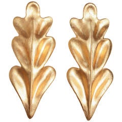 Pair of Gold Leaf Sconces 12