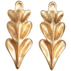 Pair of Gold Leaf Sconces