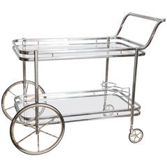 Chrome Bar Cart
