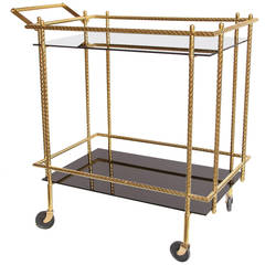 Brass Bar Cart