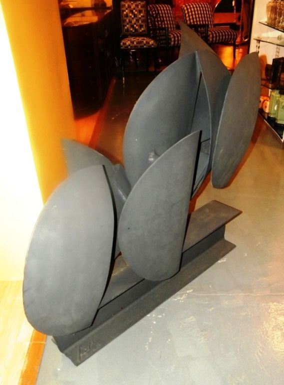 American Large Steel Outdoor Sculpture For Sale