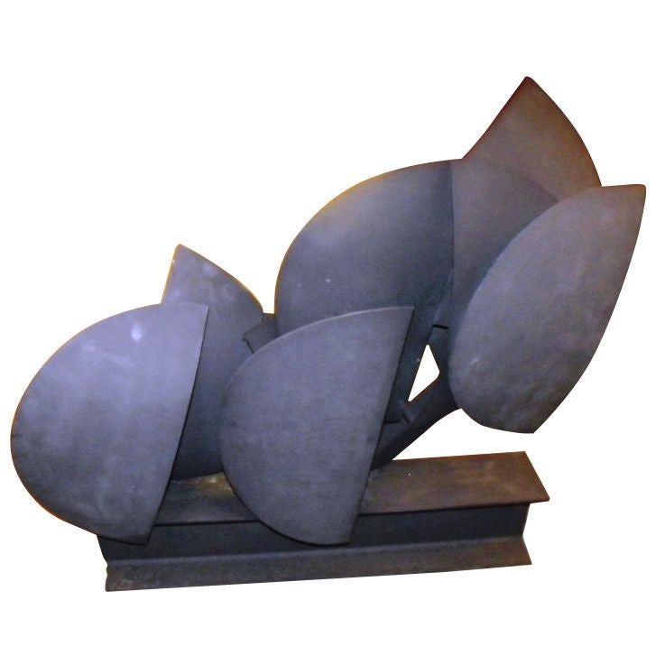 Large Steel Outdoor Sculpture For Sale