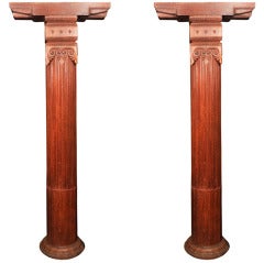 French Colonial Columns, Jackfruit Wood