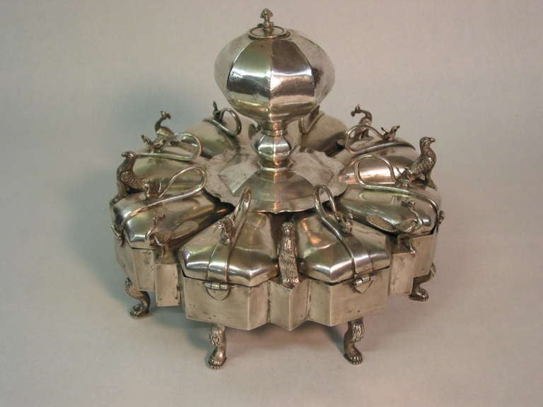 Sterling Silver Raj Period Serving Tray