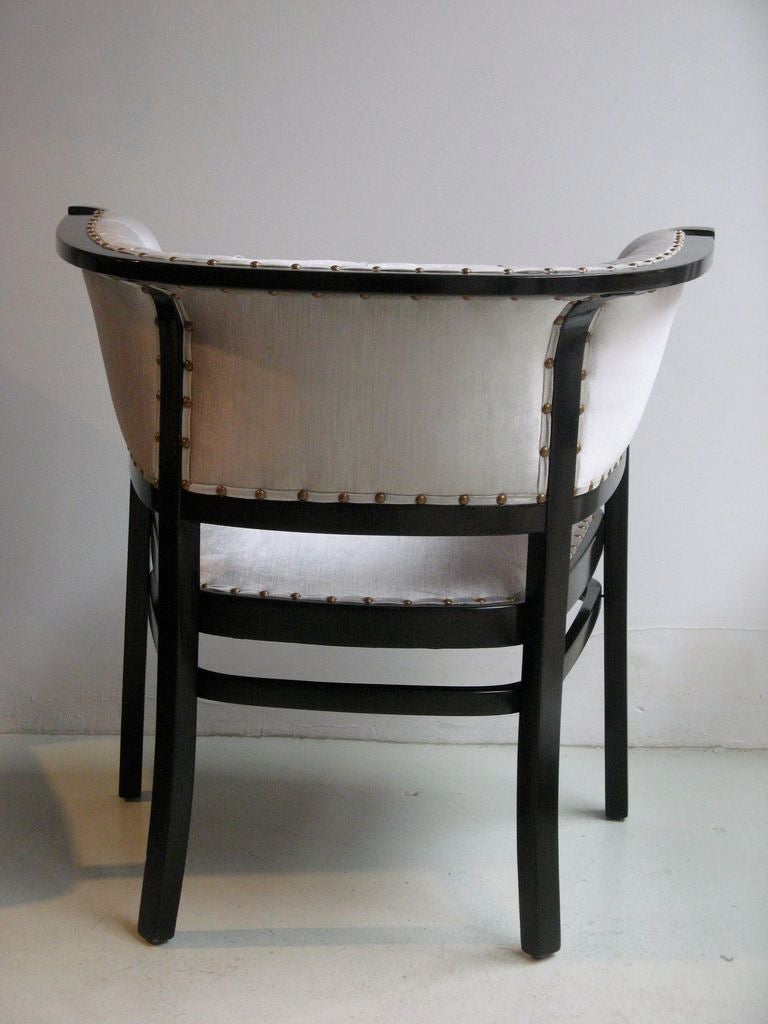 Pair of elegant armchairs by Marcel Kammerer