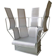 Teruaki Ohashi Oversized Perforated Aluminum Chair