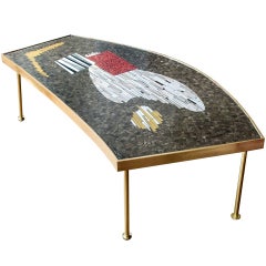 Artistic Ceramic Mosaic Coffee Table