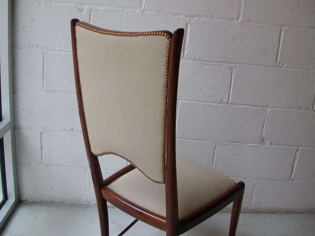 Set of 8 Italian dining chairs