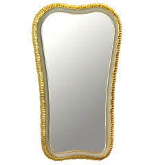 Italian scalloped edge mirror Italian scalloped edge mirror