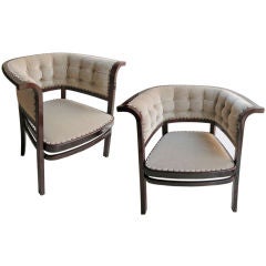 Pair of armchairs by Marcel Kammerer
