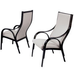 Pair of Italian " Cavour " armchairs