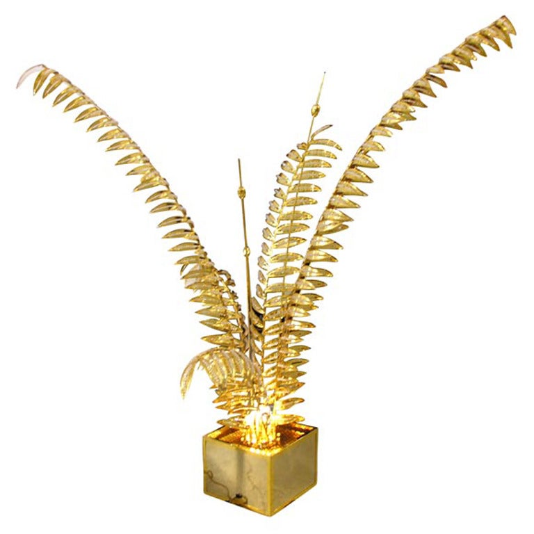 palm tree floor lamp