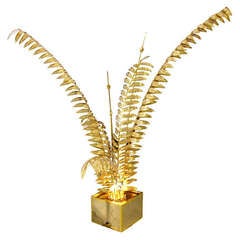 palm tree floor lamp