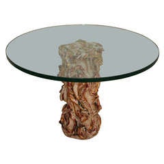 Unique Italian Ceramic Side Table by Federico Quattrini, circa 1952 1