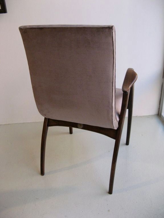 Mid-20th Century Sculptural armchair by Malatesta & Masson