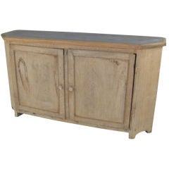 19th Century Oak Buffet with Bluestone Top