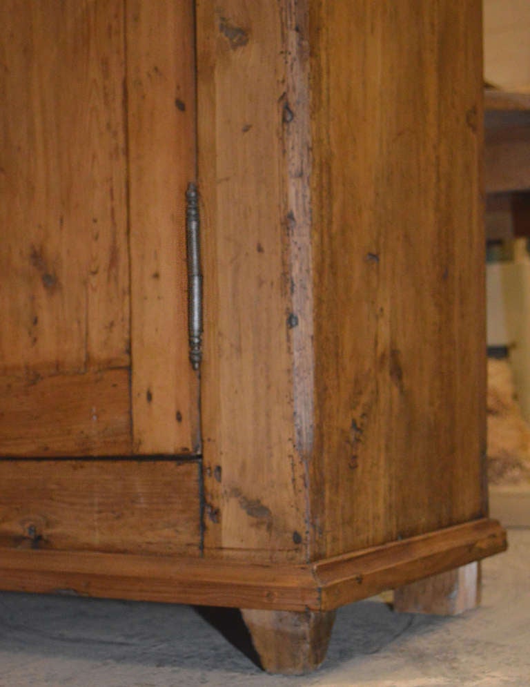Antique Swedish Cupboard In Distressed Condition In Los Angeles, CA