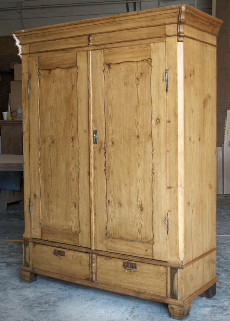 Albanian 19th Century Baltic Armoire with Two Drawers