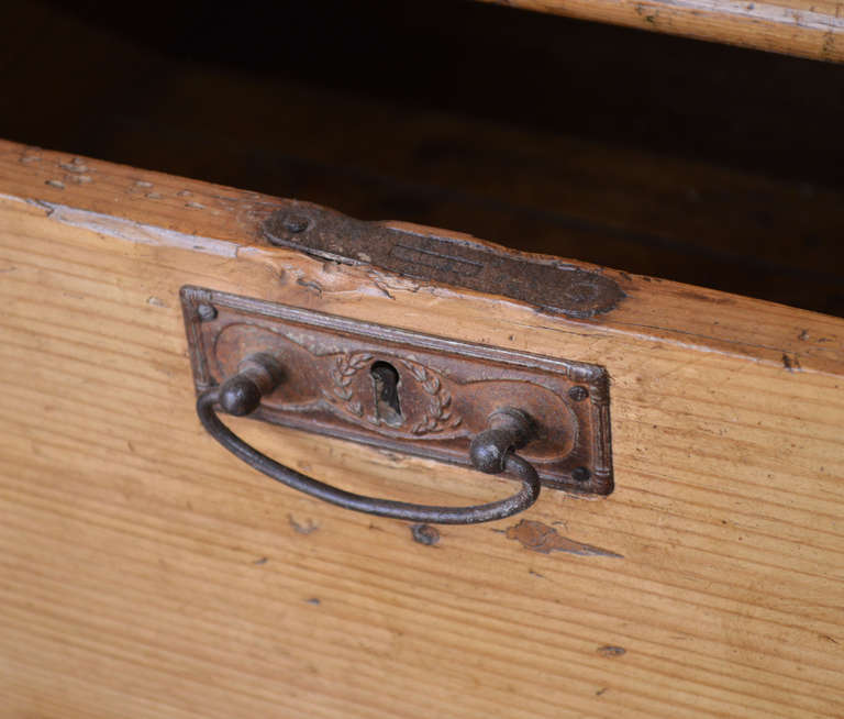 19th Century Baltic Armoire with Two Drawers 2