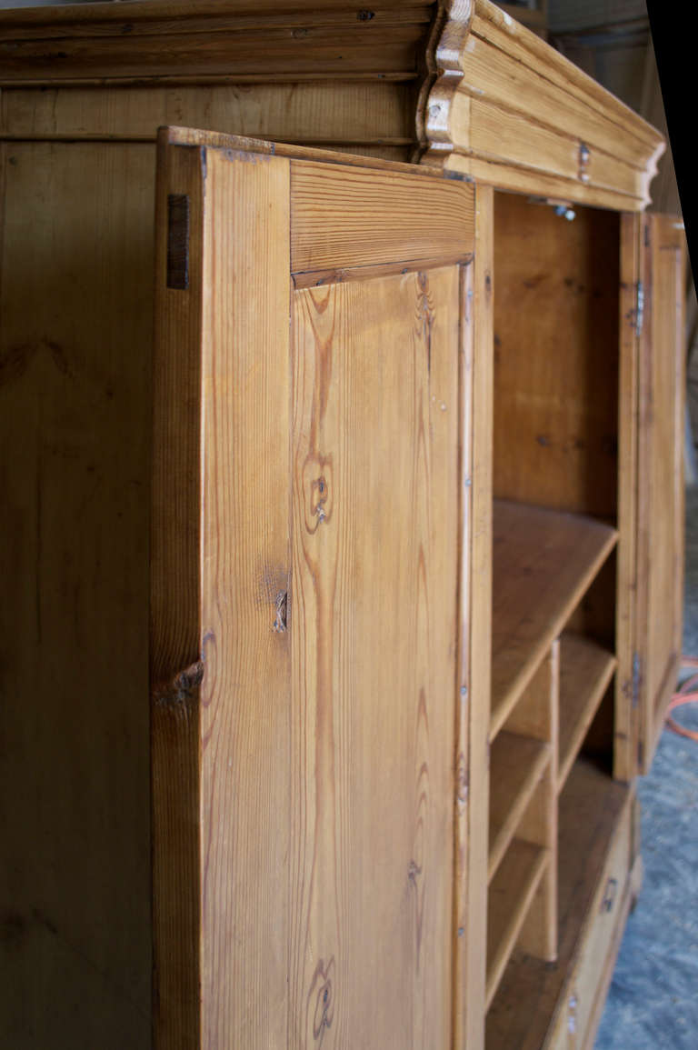 19th Century Baltic Armoire with Two Drawers 4