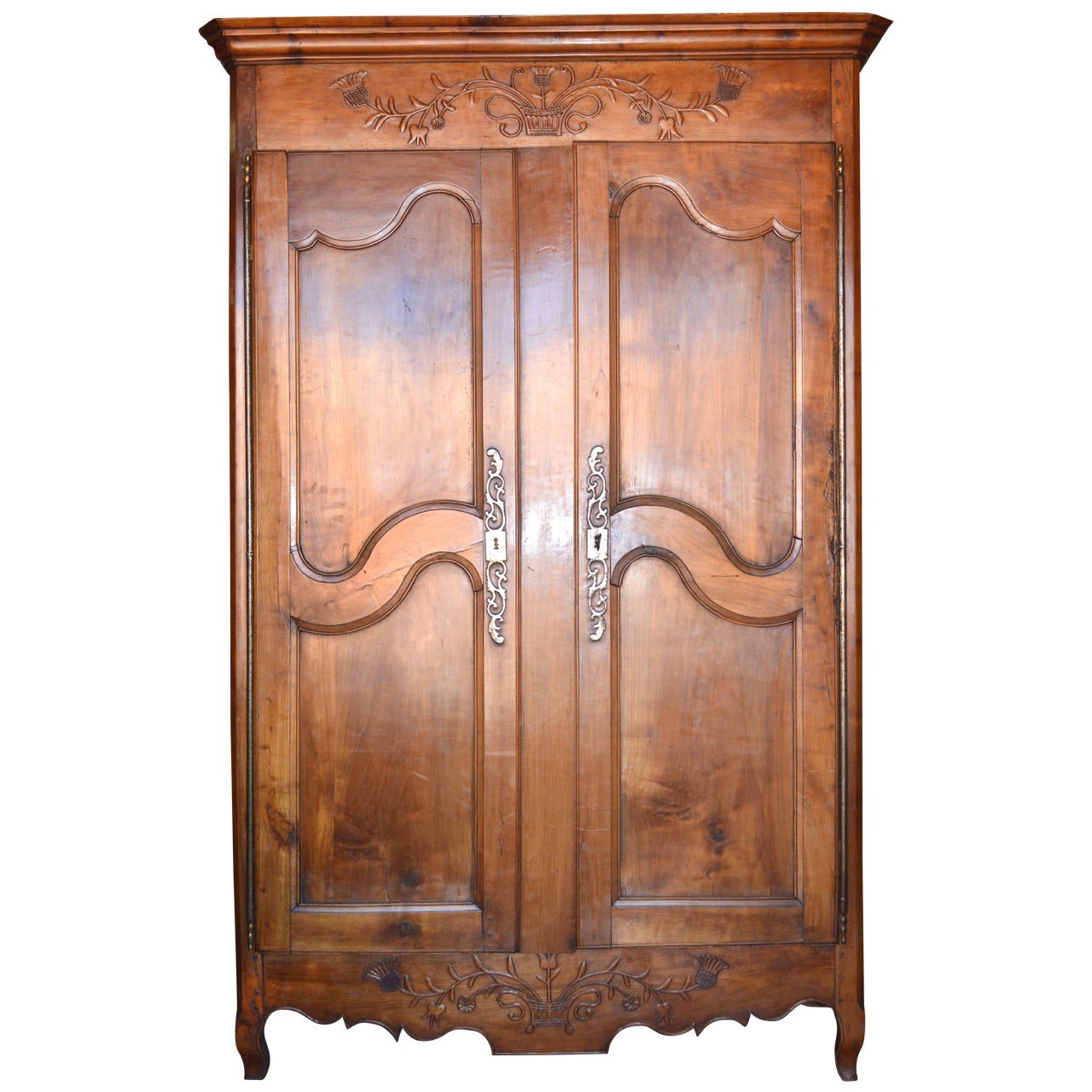 Louis XV Period Armoire in Cherrywood