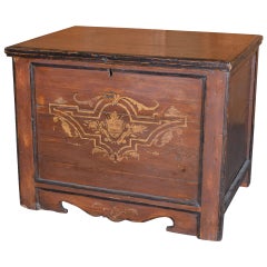 Used Painted Country Hope Chest