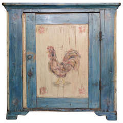 Country Rooster Cabinet