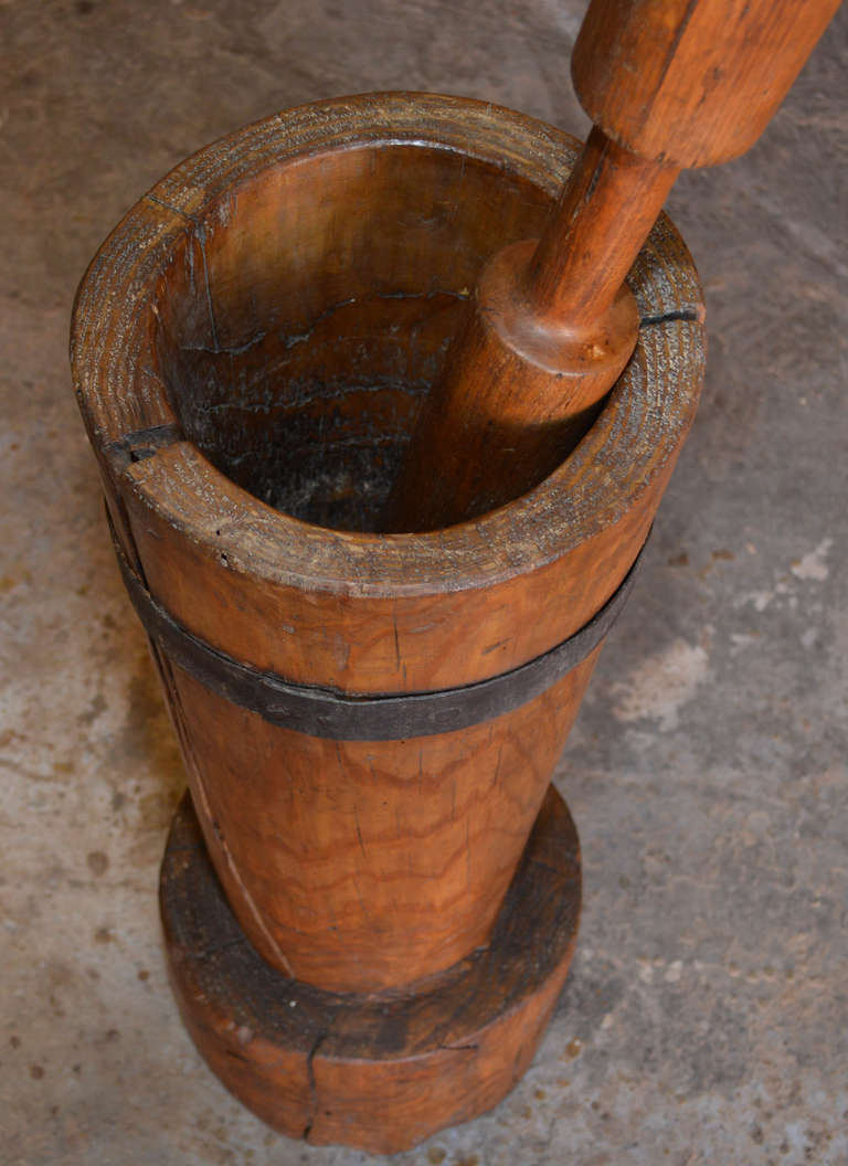 vintage mortar and pestle