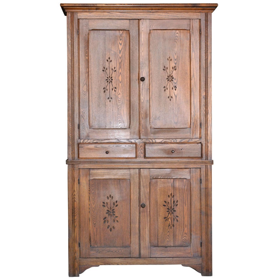 Arts and Crafts Hutch, Buffet Duex Corps
