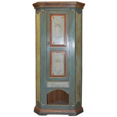Painted Corner Cabinet
