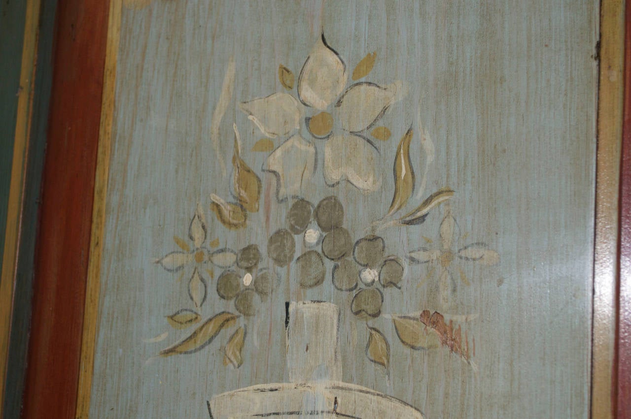 19th Century Painted Corner Cabinet