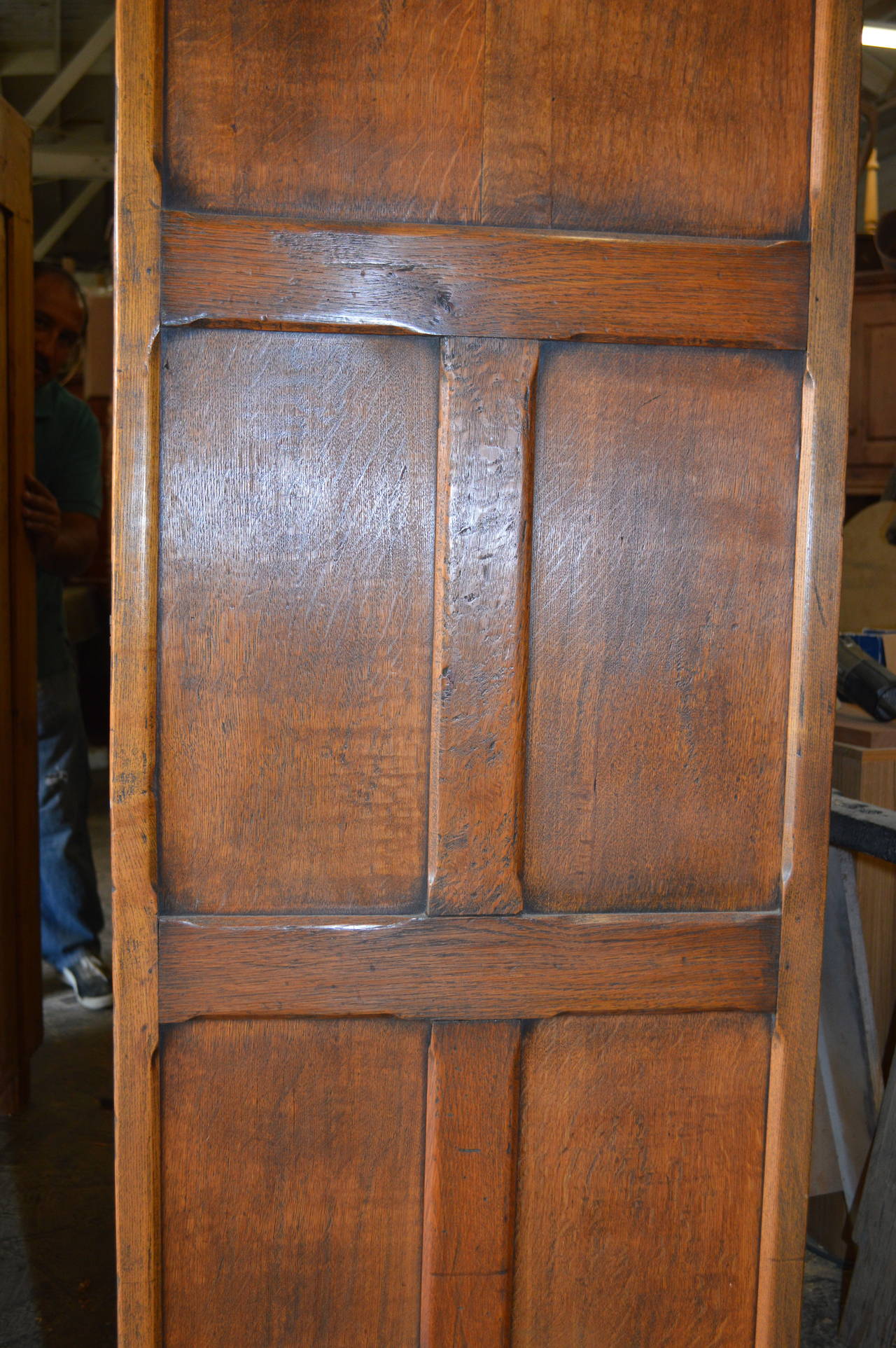 Arts and Crafts Armoire in Oak 2