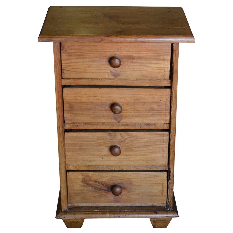 Small Antique Four-Drawer Chest