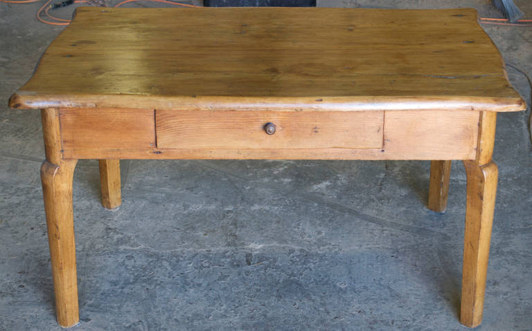 Coffee Table or End Table Made from an Antique Desk In Good Condition In Los Angeles, CA