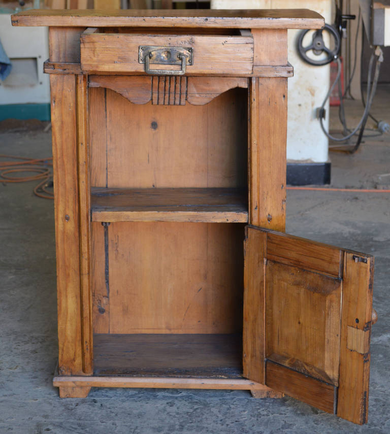 Pine Arts and Crafts Night Stand