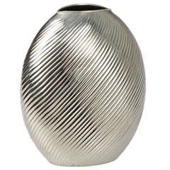 Modernist Sterling Silver Vase