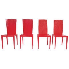 Set of Four Jenette Dining Chairs by the Campana Brothers